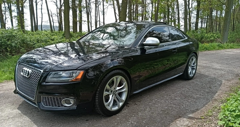 Audi S5 cena 56700 przebieg: 242602, rok produkcji 2009 z Susz małe 254